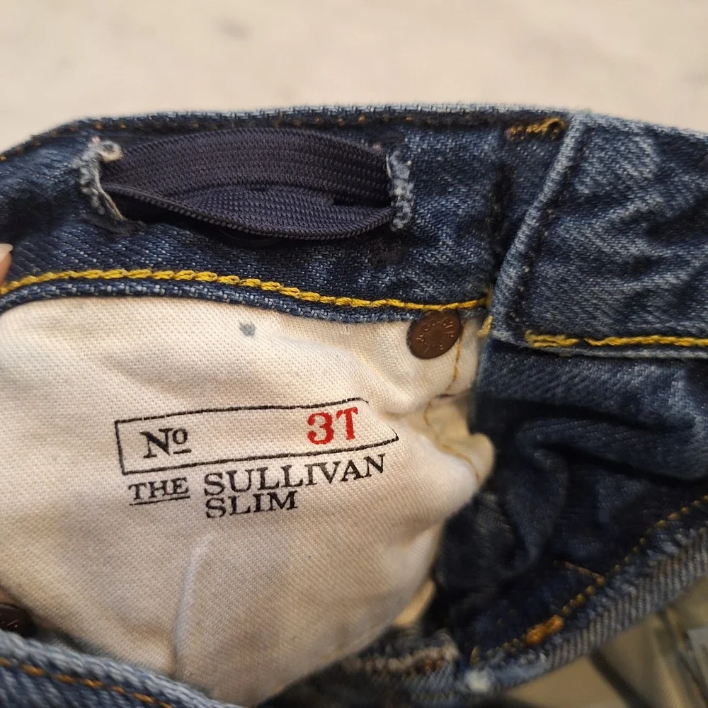 Polo Ralph Lauren Sullivan Slim Shorts Sz 3T Blue Paint Splatter Denim Cutoff
